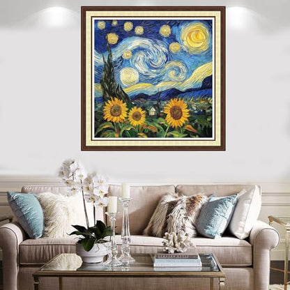 Counted Cross Stitch Kits for Adults Full Range of Cross Stitching Embroidery Unprinted Pattern for Beginners