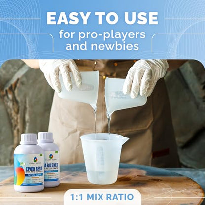 Crystal Clear Epoxy Resin Kit (271.36 Fl Oz)