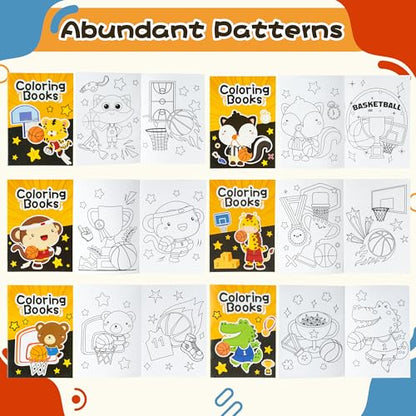 Basketball Coloring Books for Kids (24 Count)