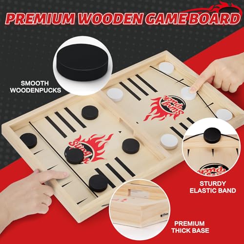 Large Fast Classic Slingshot Puck Game