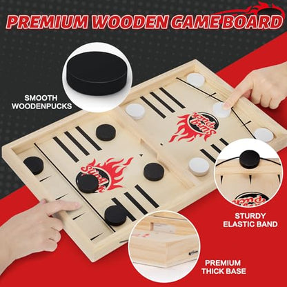 Large Fast Classic Slingshot Puck Game