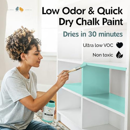 Riptide 32 Fl Oz Chalk Paint for Furniture All in One