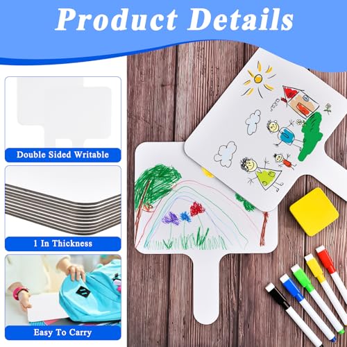 24 Pcs Dry Erase Answer Paddle (24 Count)