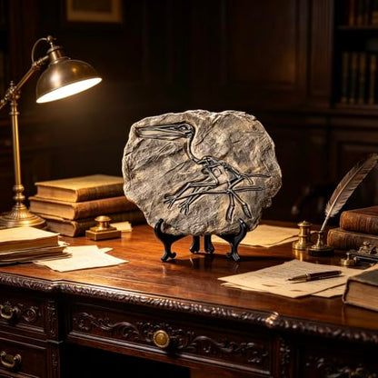 Resin Dinosaur Fossil Statue Model Simulated Skeleton Home Office Display Decorative Craft Box Decoration