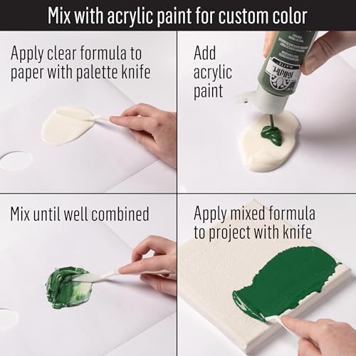 Super Thick Acrylic Paint with a Textured Finish