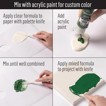 Super Thick Acrylic Paint with a Textured Finish
