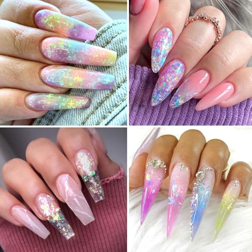 Holographic Opal Nail Art Glitter Flakes