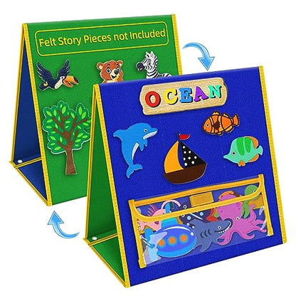 Foldable Felt Board for Toddlers