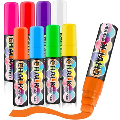 Window Chalk Markers for Cars Glass Washable