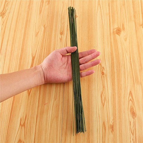 20 Gauge Dark Green Floral Wire 16 inch (66.66 Foot)