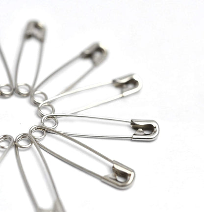 vrupin 1.5Inch/38mm Safety Pins Bulk (38mm-500pcs)