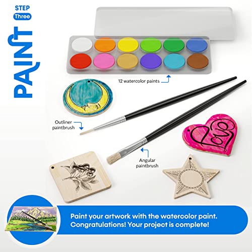 Beginners Wood Burning Kit for Kids (40 Count)