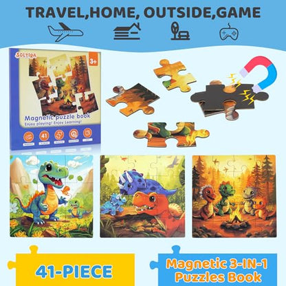 Magnetic Puzzles for Toddlers 3 (41 Count)