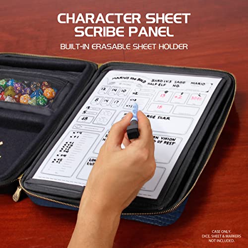 DND Binder Collector's Edition RPG Organizer Case with Built