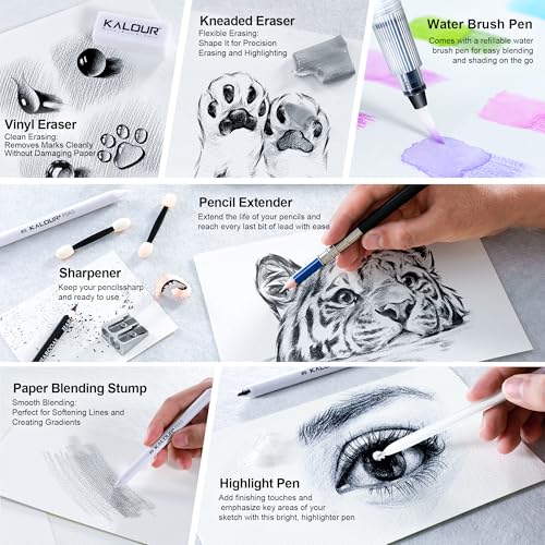 135 Drawing Set Sketching Kit (135 Count)