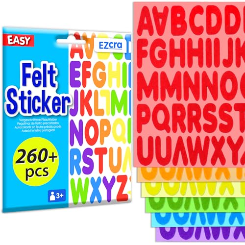Felt Alphabet Stickers