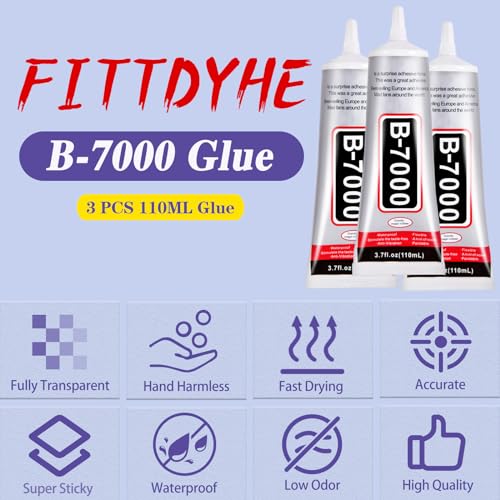 3.7oz B7000 Rhinestone Clear Glue for Jewelry Making