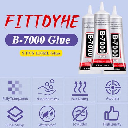3.7oz B7000 Rhinestone Clear Glue for Jewelry Making