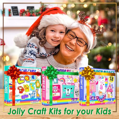 Unicorn & Bunny Beginner Paper Craft Kit for Girls Age 3+