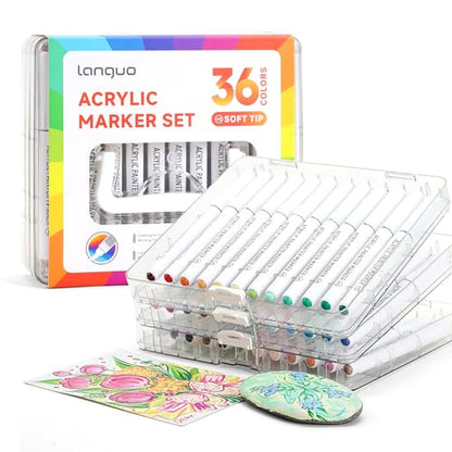 36 Colors Acrylic Paint Markers (36 Count)