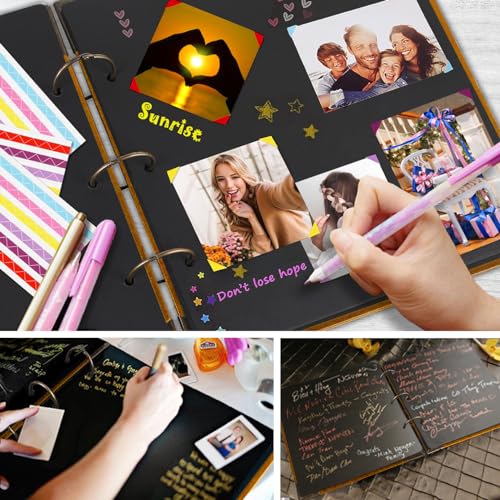 Photo Album DIY Scrapbook 10x10 inch 50 Pages Double Sided