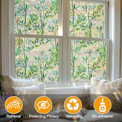 Window Privacy Film Stain Glass Window Film Rainbow Window Film Window clings Non