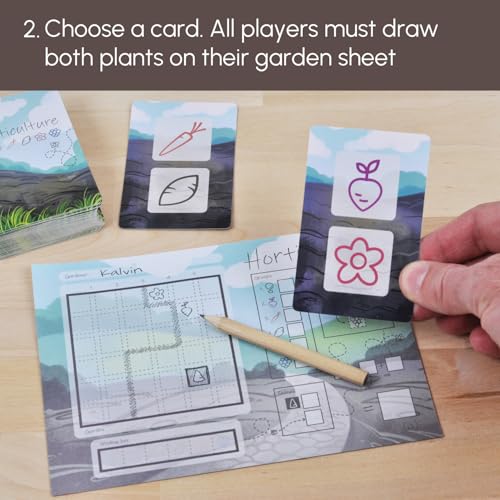 Horticulture Strategic flip and Write Game for Families