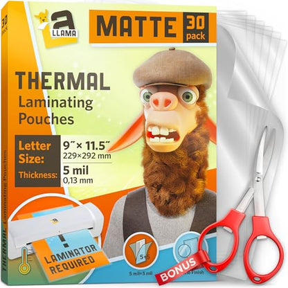 Matte Thermal Laminating Pouches