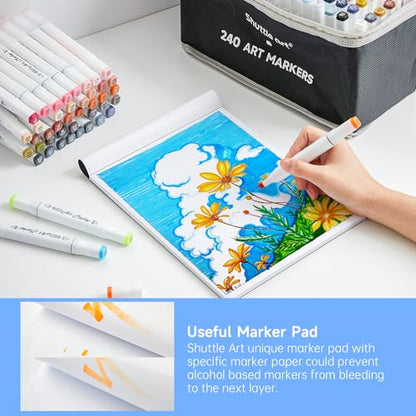 240 Colors Alcohol Markers (240 Count)