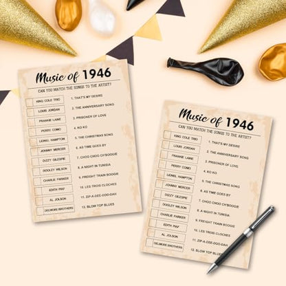 80th Birthday Party Games (31 Count)