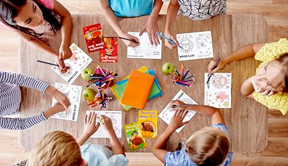 60PCS Thanksgiving Activity Books Party Favors for Kids (60 Count)