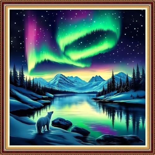 Stamped Cross Stitch Kits for Beginner Embroidery Kits for Beginners Adults DIY 11CT Cross Stitch Patterns Needlepoint Kits Crossstitching Kits