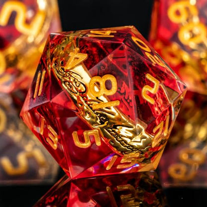 Magic Lord Rings DND Dice Set with Box
