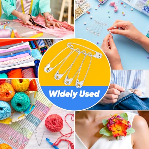 200PCS Large Safety Pins (200 Count)