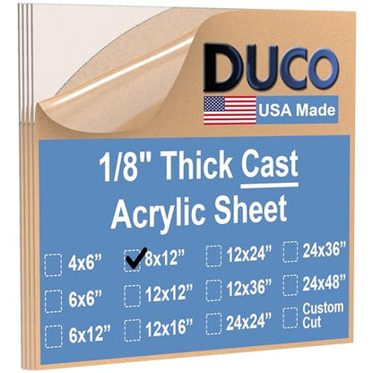 Duco Clear Cast Acrylic Sheets 1