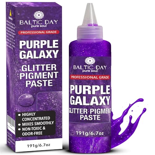 Purple Galaxy Glitter Epoxy Pigment Paste XL (6.7 Ounce)