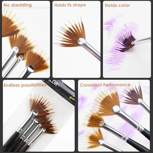 Fan Grainer Brush for Painting