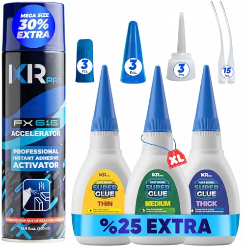 CA Glue with Activator Kit