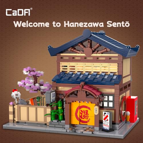 C66012W Japanese Hot Spring Hotel Building Block Model