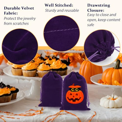 20pcs Velvet Bags Drawstring (20 Count)