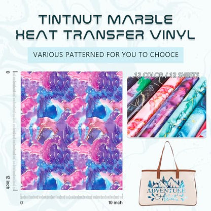 Marble Watercolor Heat Transfer Vinyl