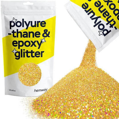 Resin Glitter Gold Holographic 100g Ultrafine (3.5274 Ounce)