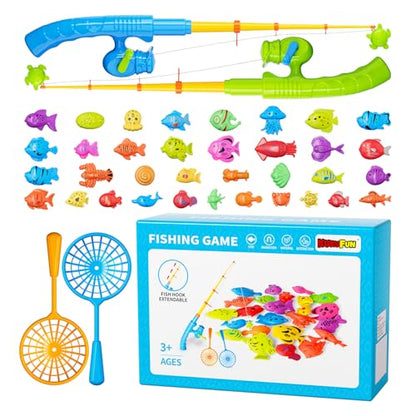 Magnetic Fishing Pool Toys Game for Kids Toddlers (35 Count)