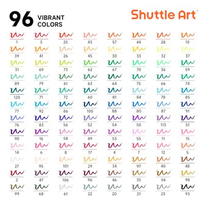 Dual Tip Brush Pens (96 Count)