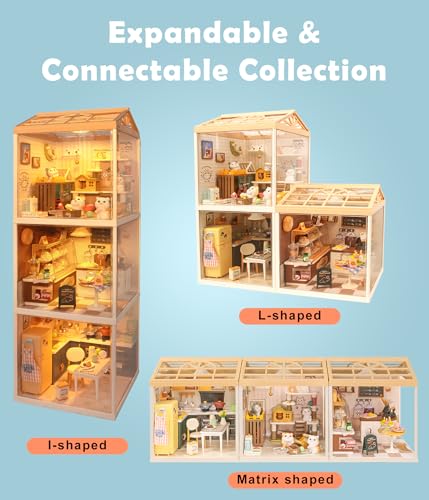 Cat Pet Life Shop DIY Miniature House Kit for Adults