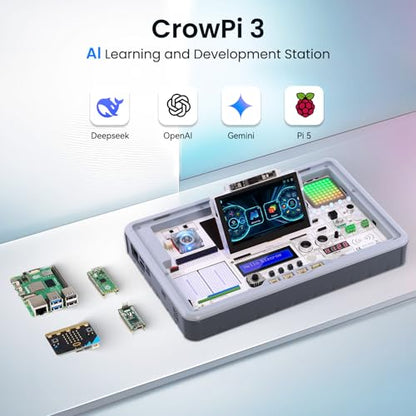 CrowPi 3 AI Learning and Development Station for Raspberry Pi 5