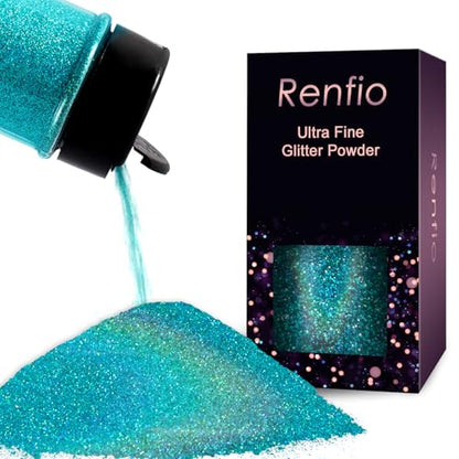 Holographic Ultra Fine Blue Glitter Powder Metallic Resin Glitter