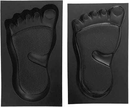 1 Pair Foot Print Stepping Concrete Stone Paving Mold Maker for Lawn Park Garden Abs