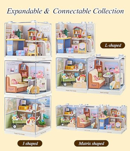 Puppy Tour Guide Travel Super Miniature House Kit