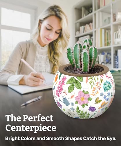 3D Puzzle Planter 80 Pieces